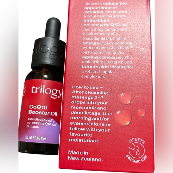 Trilogy 𝙲𝚘𝚀10 𝙱𝚘𝚘𝚜𝚝𝚎𝚛 𝙾𝚒𝚕-𝙰𝚐𝚎 𝙳𝚎𝚏𝚢𝚒𝚗𝚐 𝙾𝚒𝚕 0.67 𝚏𝚕 𝚘𝚣.
𝙼𝚊𝚍𝚎 𝚒𝚗 𝙽𝚎𝚠 𝚉𝚎𝚕𝚊𝚗𝚍. - Picture 4 of 10